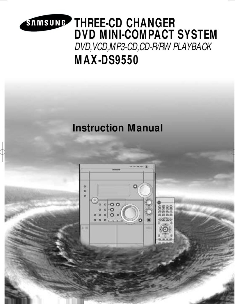 Samsung MAX-DS9550 User manual