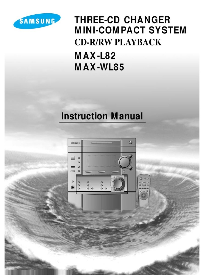 Samsung MAX-L82 instruction manual