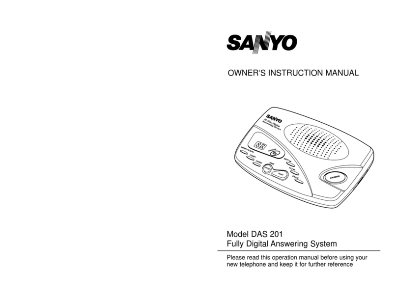 Sanyo DAS201 Setup guide