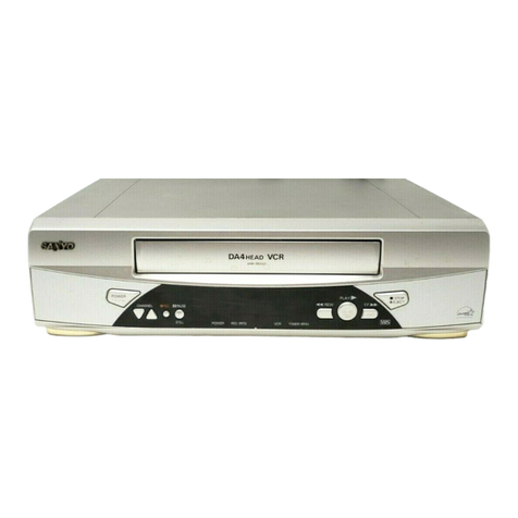 Sanyo VHR-M340 User manual Sanyo VHR-M340 User manual