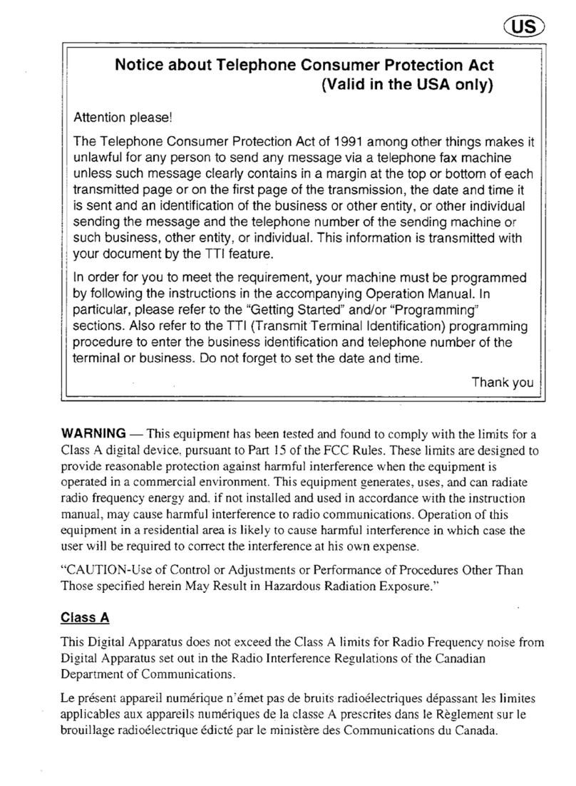 Savin 3630 User manual