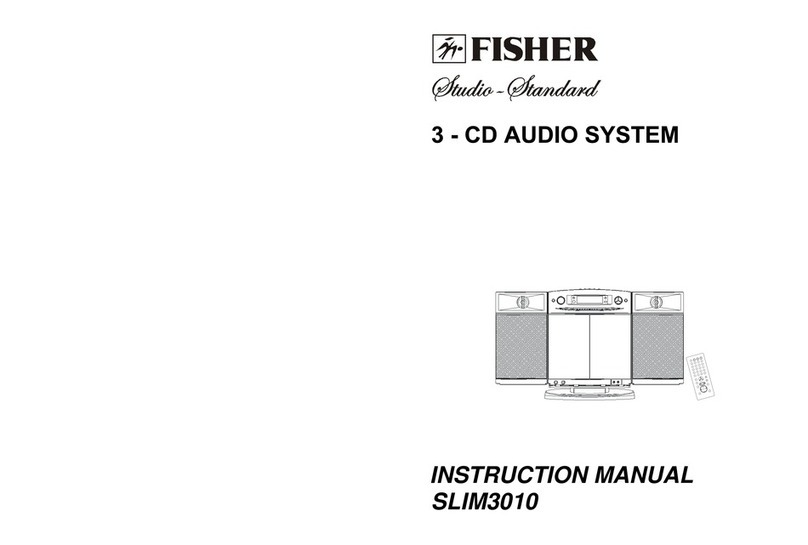 Fisher SLIM-3010 User manual