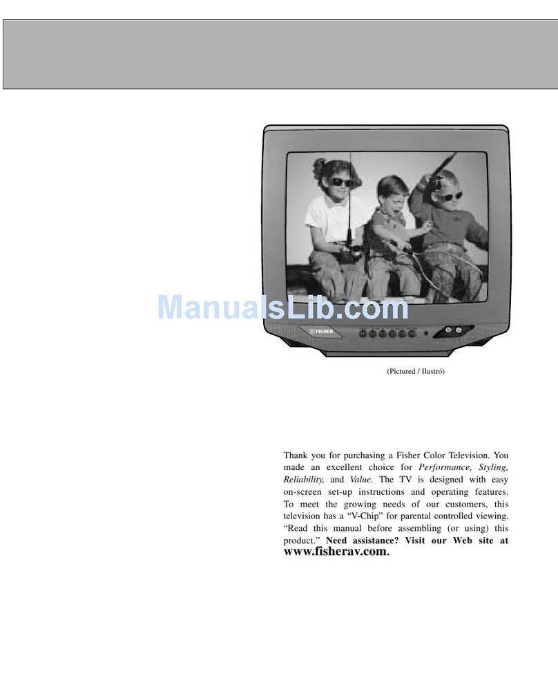 Fisher PC-13R20 User manual