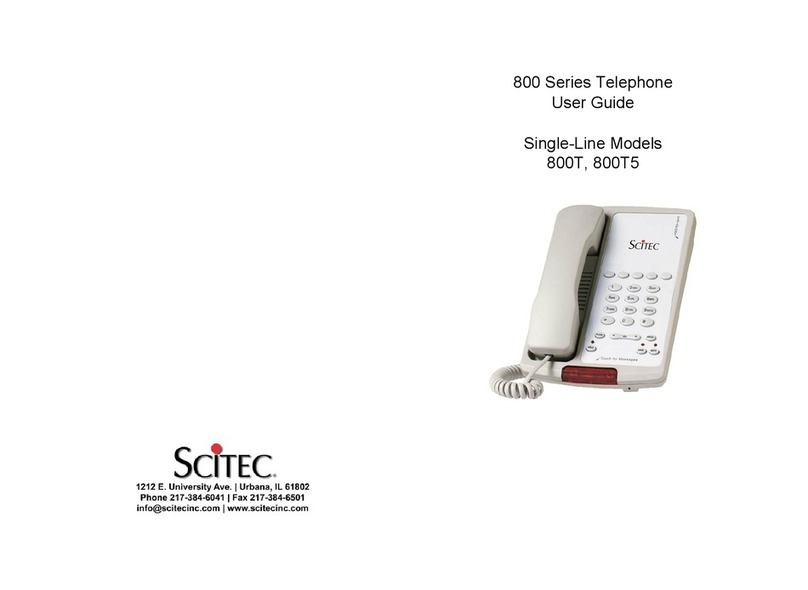 Scitec 800T user guide