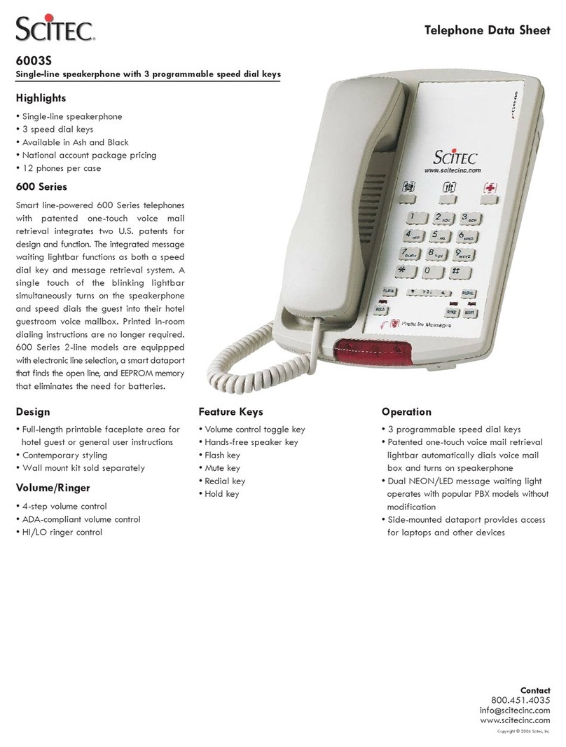 Scitec 6003S User manual