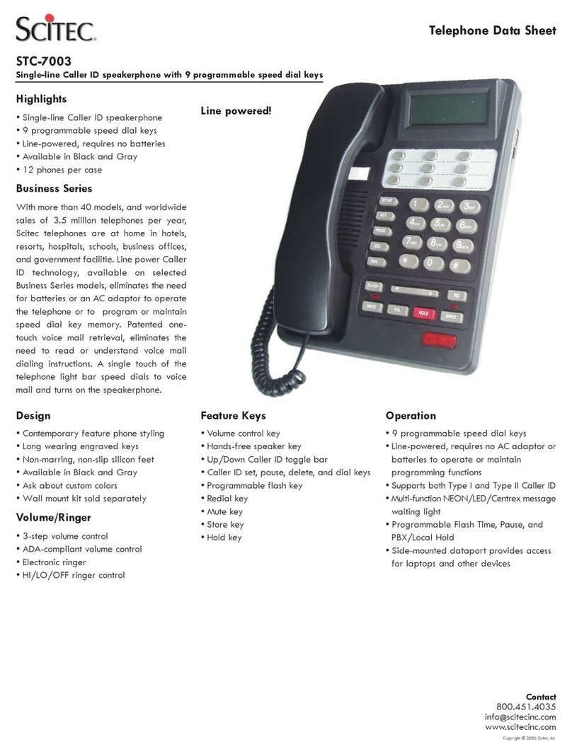 Scitec STC-7003 datasheet