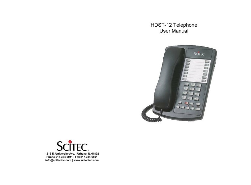 Scitec HDST-12 User manual