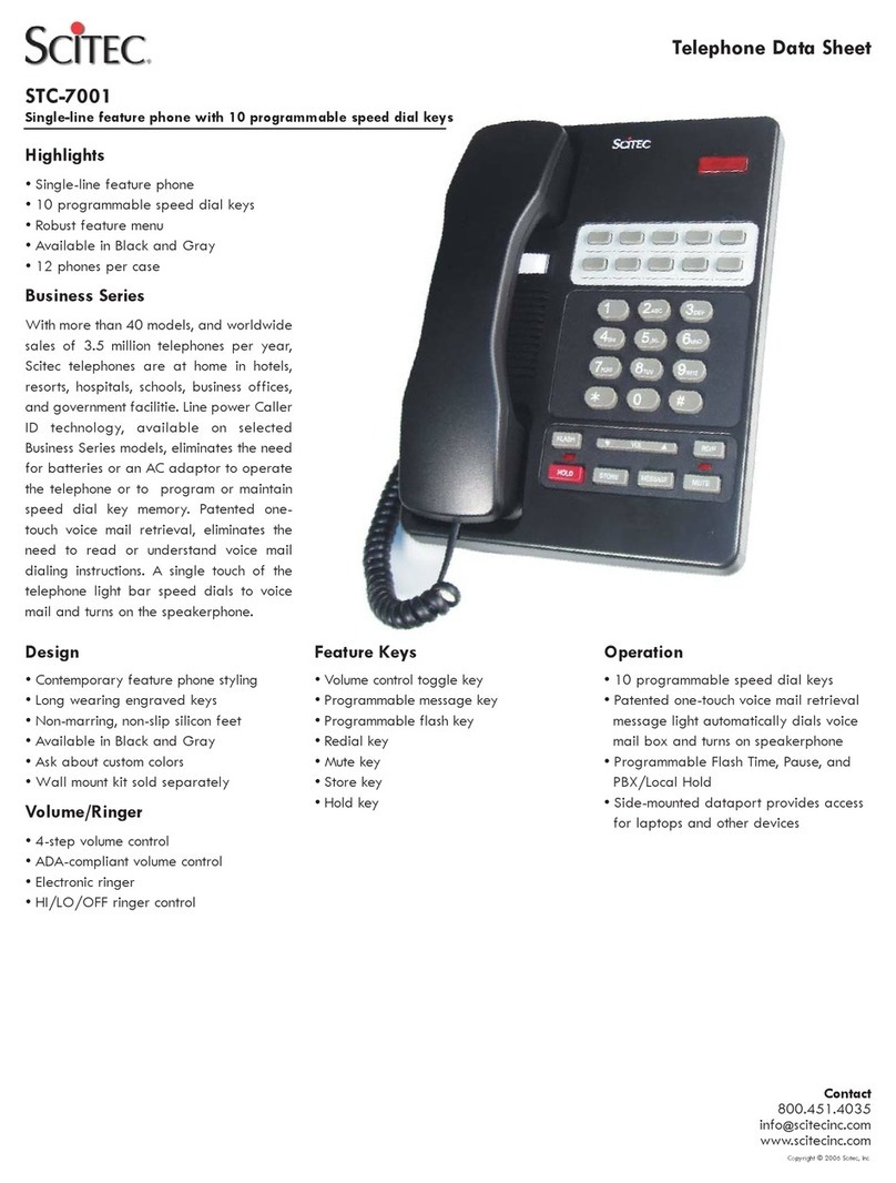 Scitec STC-7001 datasheet