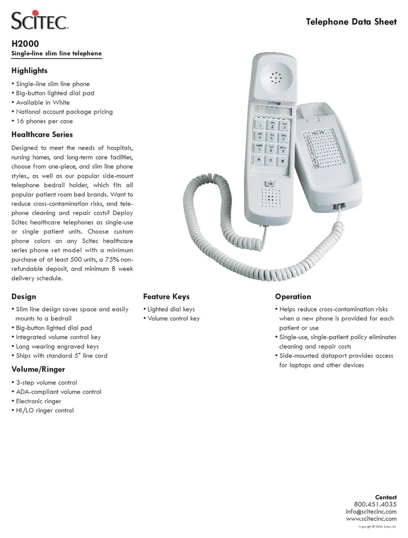 Scitec H2000 User manual
