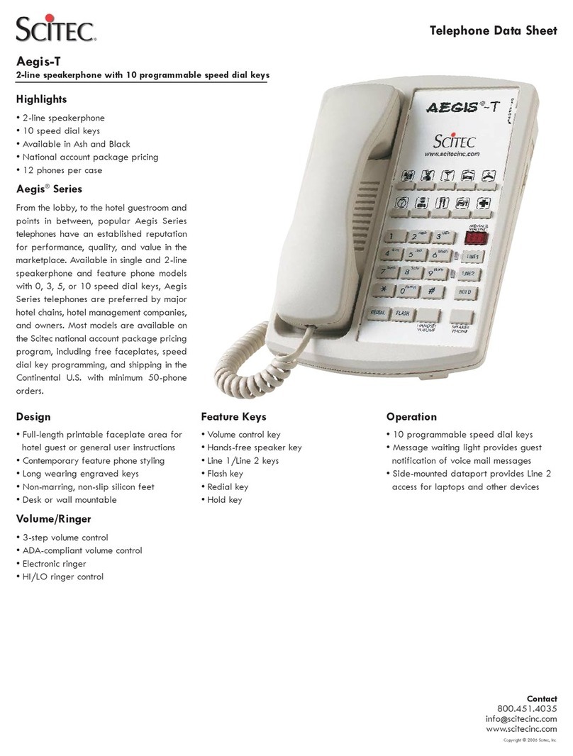 Scitec AEGIS-T User manual
