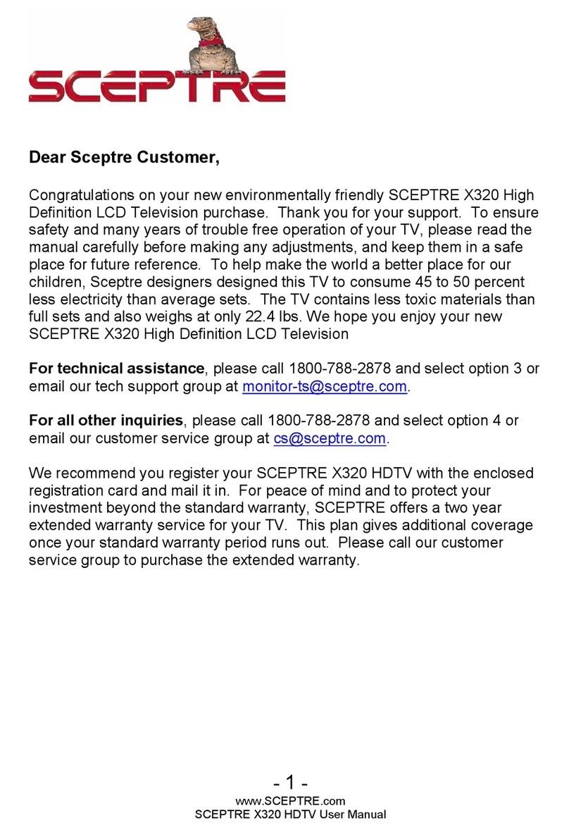 Sceptre X320BV-ECO User manual