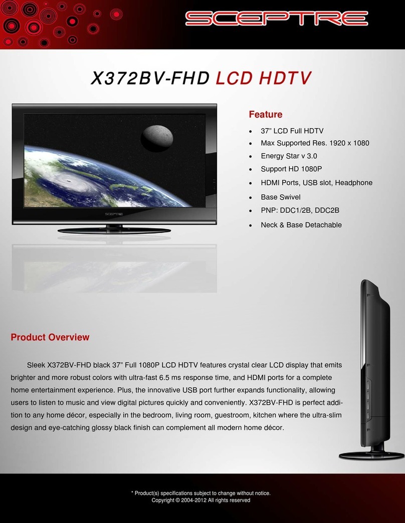 Sceptre X372BV-FHD Specifications
