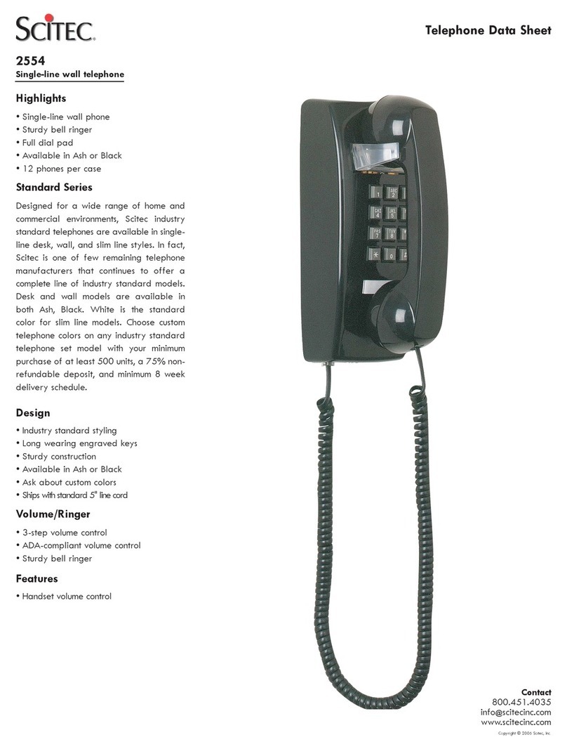 Scitec 2554 User manual