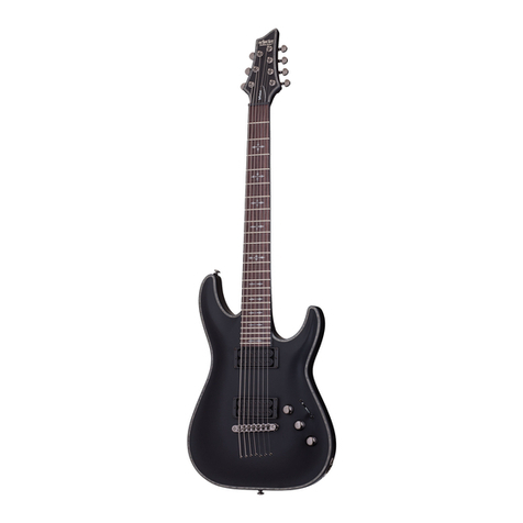 Schecter Hellraiser C-7 Wiring diagram