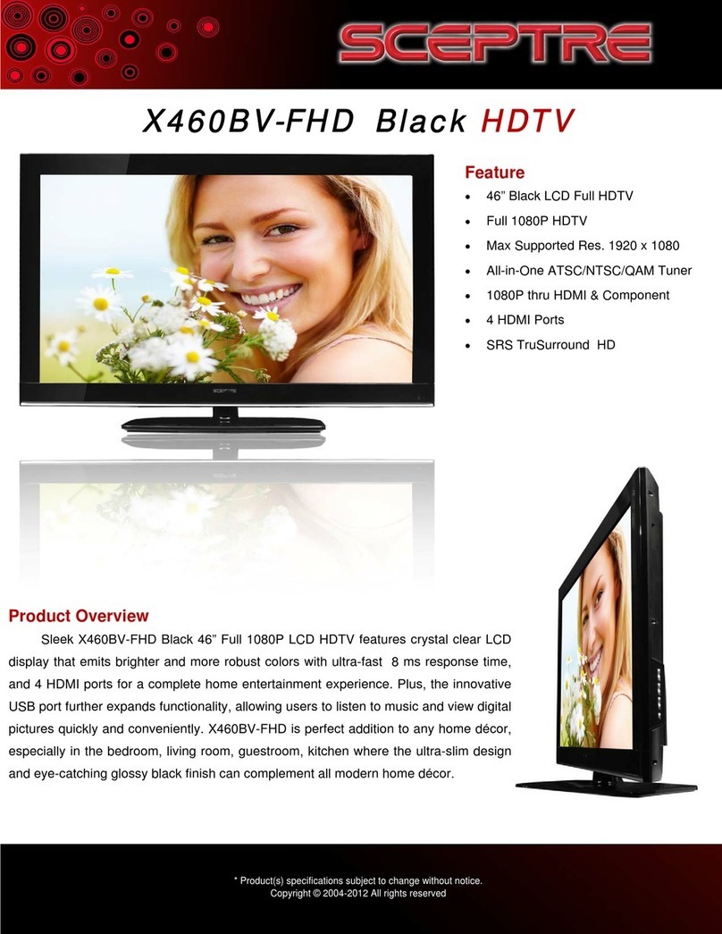 Sceptre X460BV-FHD User manual