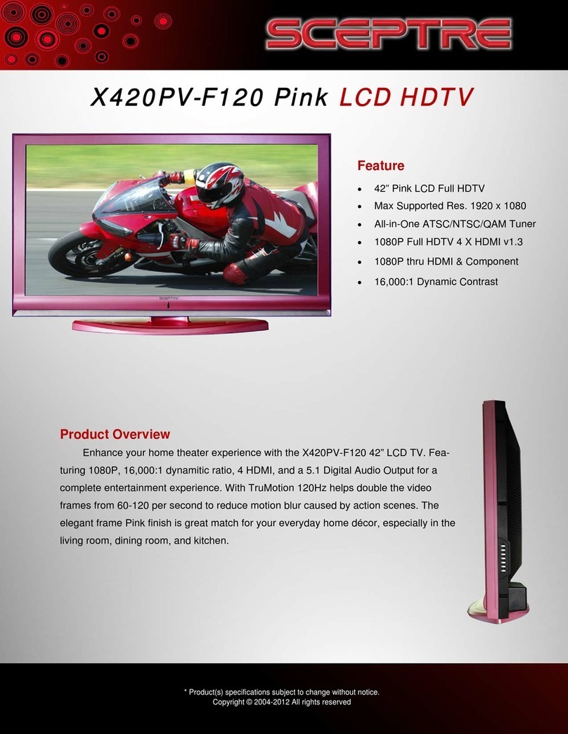 Sceptre X420PV-F120 Specifications