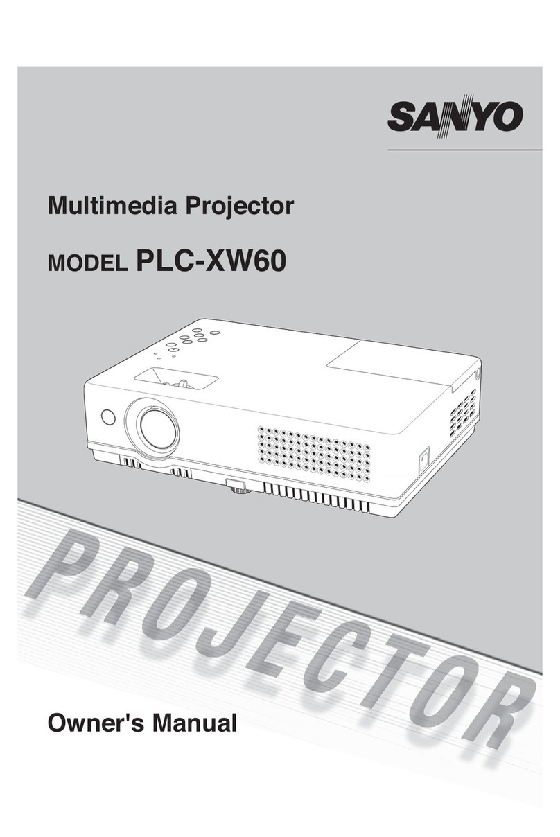 Sanyo PLC-XW60 User manual