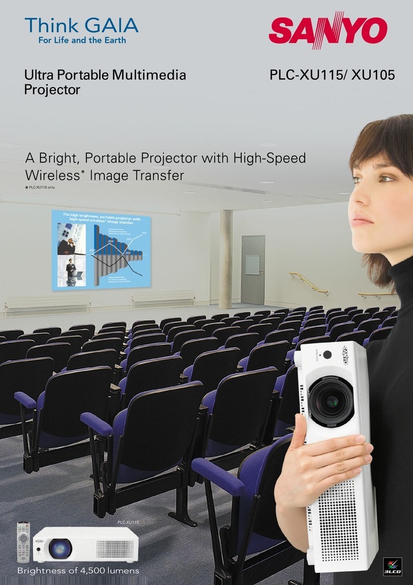 Sanyo PLC-XU105 Specifications