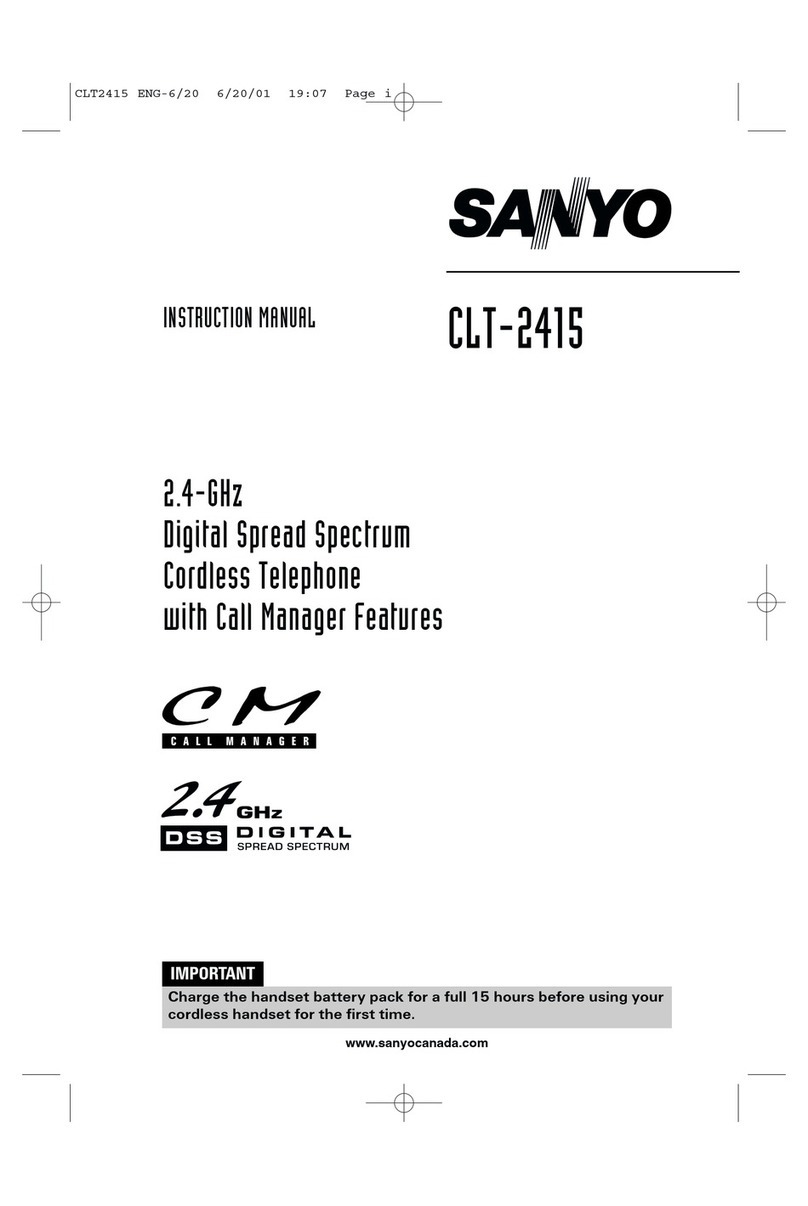 Sanyo CLT-2415 User manual