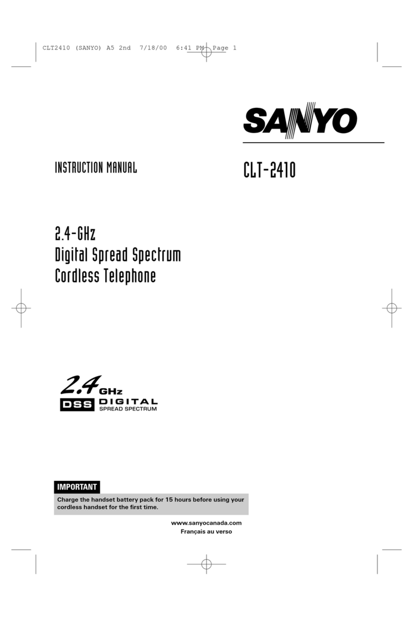 Sanyo CLT-2410 instruction manual