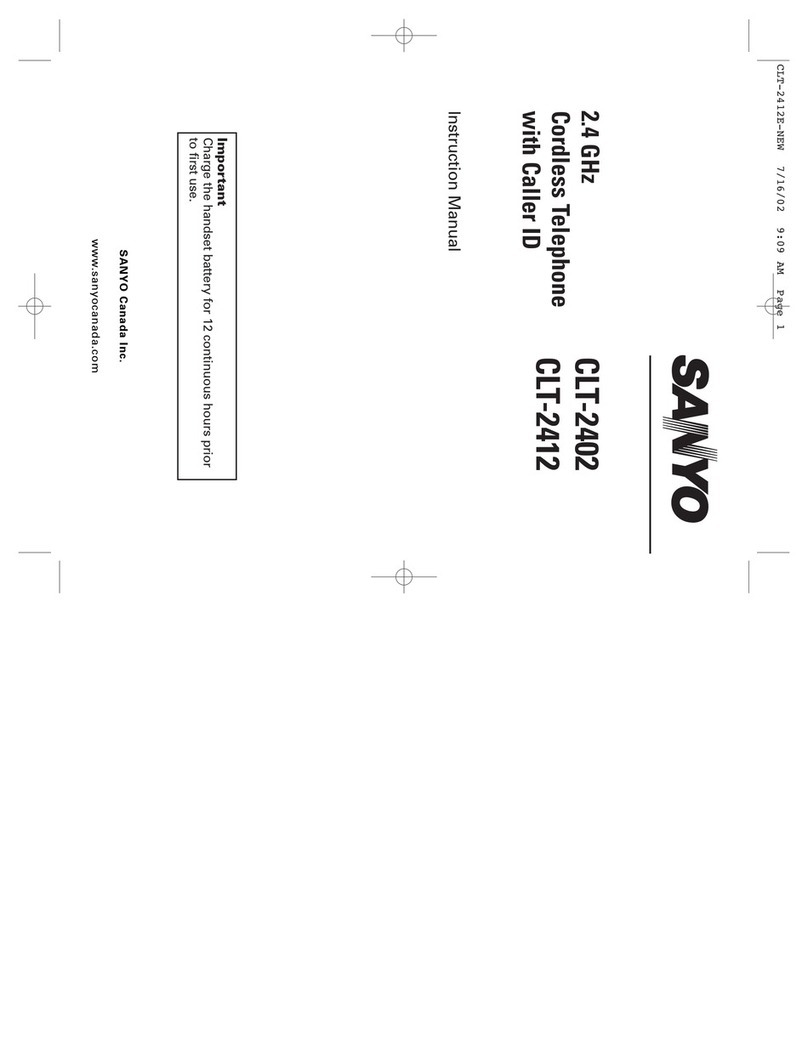 Sanyo CLT-2402 User manual