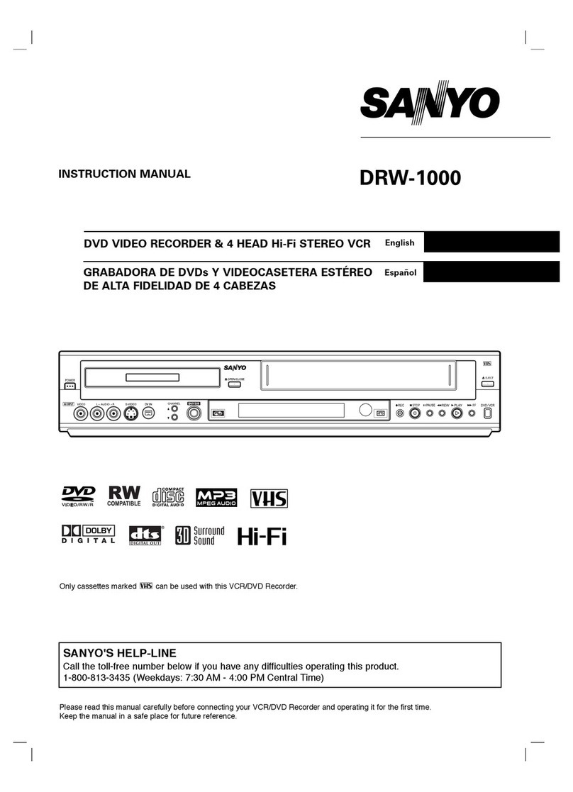 Sanyo DRW-1000 instruction manual