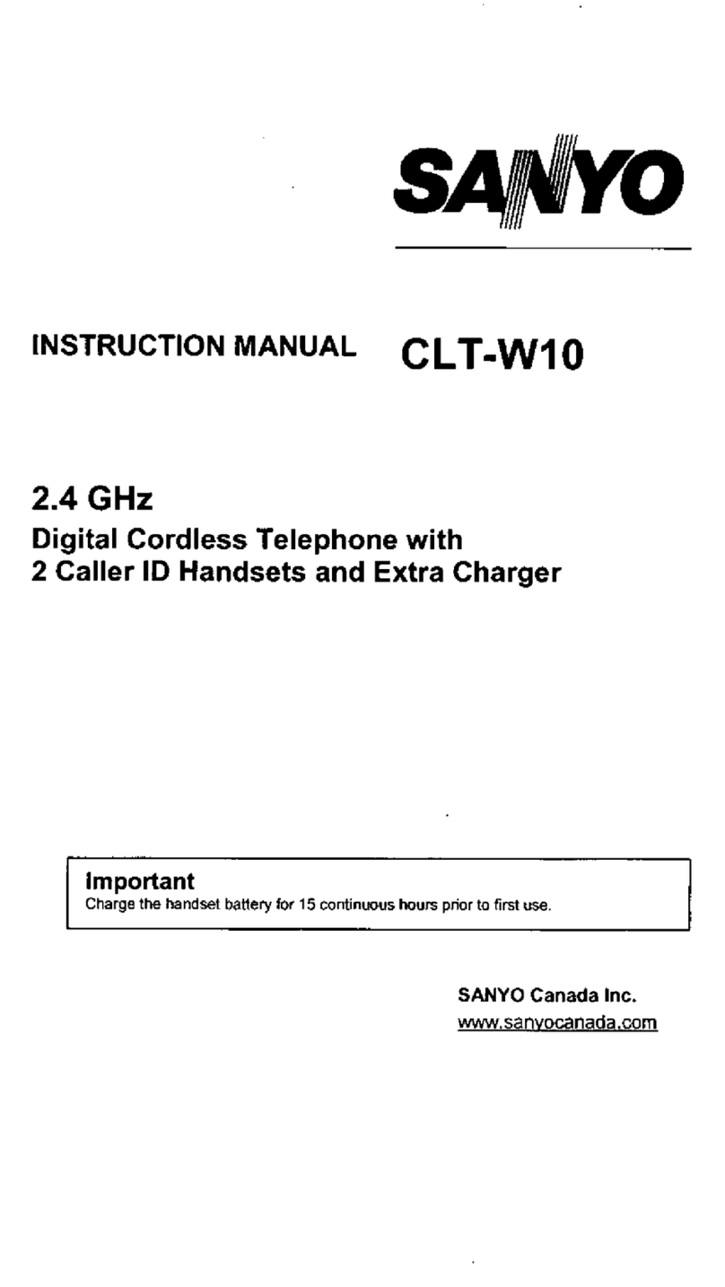 Sanyo CLT-W10 instruction manual