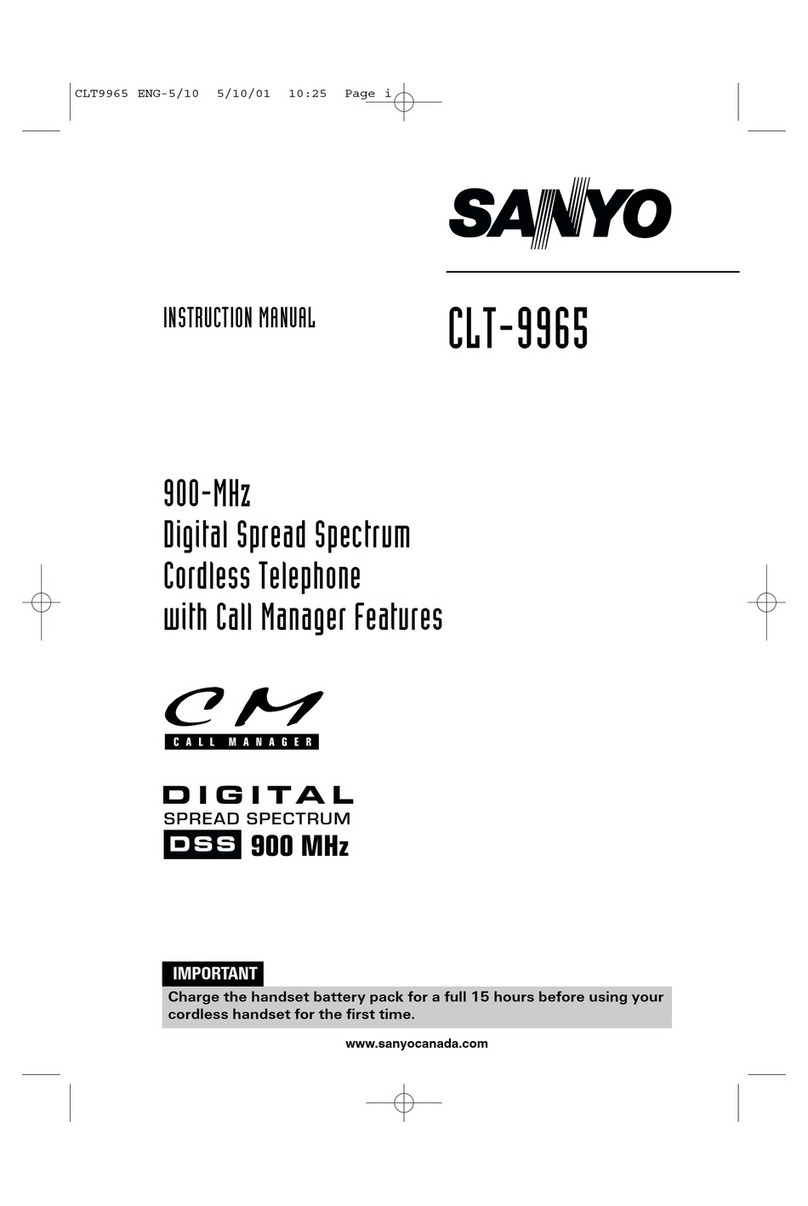 Sanyo CLT-9965 instruction manual
