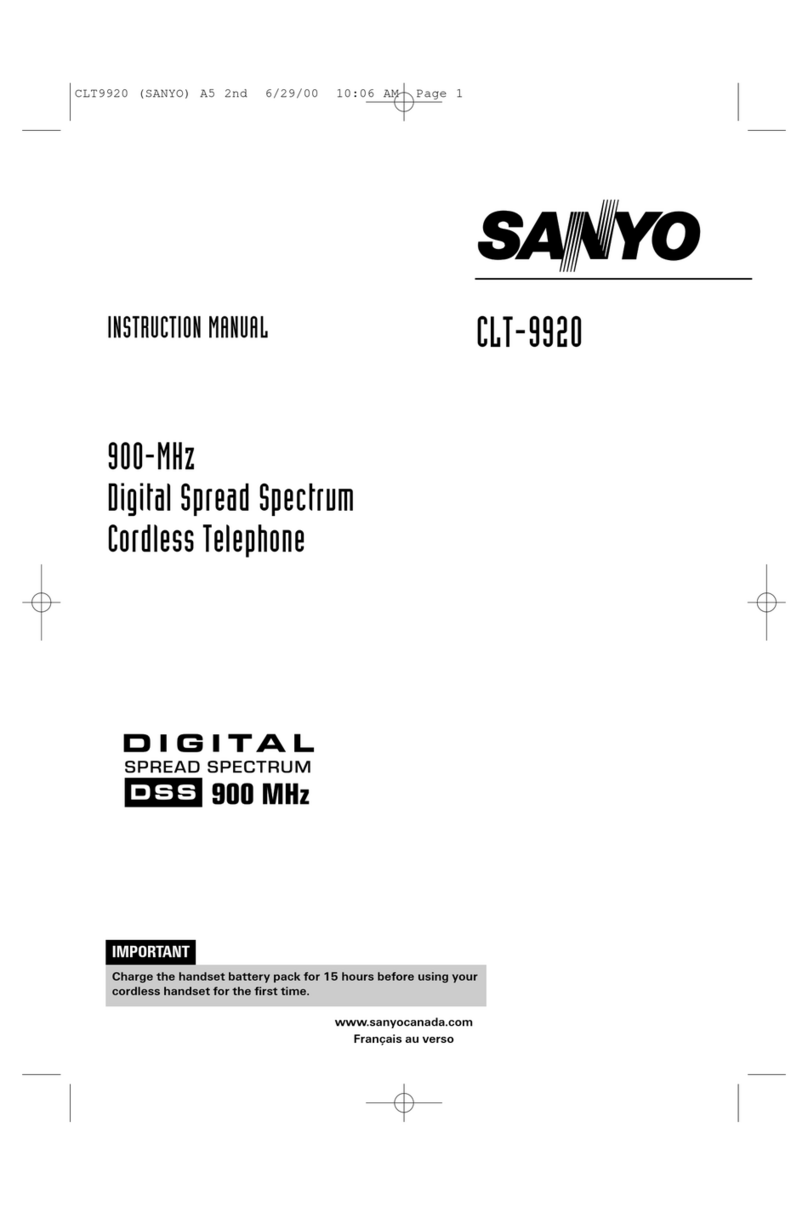 Sanyo CLT-9920 User manual