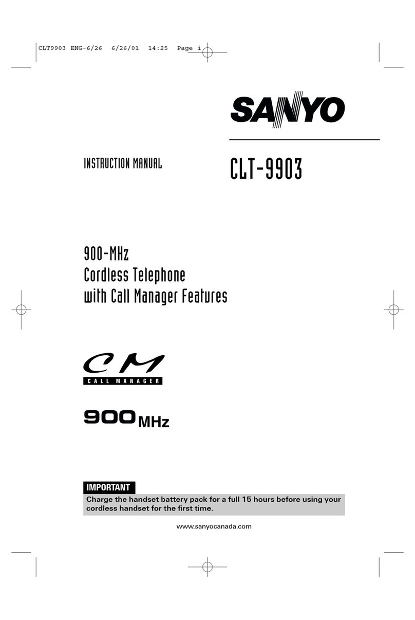 Sanyo CLT-9903 instruction manual