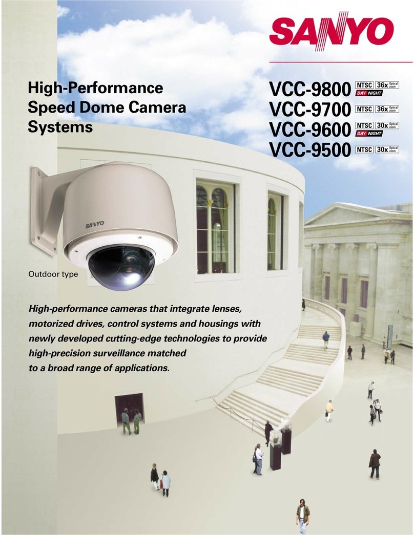 Sanyo VCC-9800 User manual