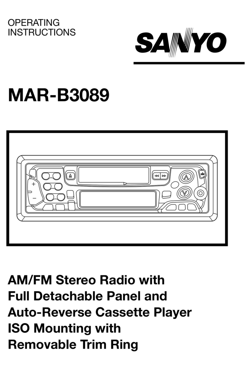 Sanyo MAR-B3089 User manual