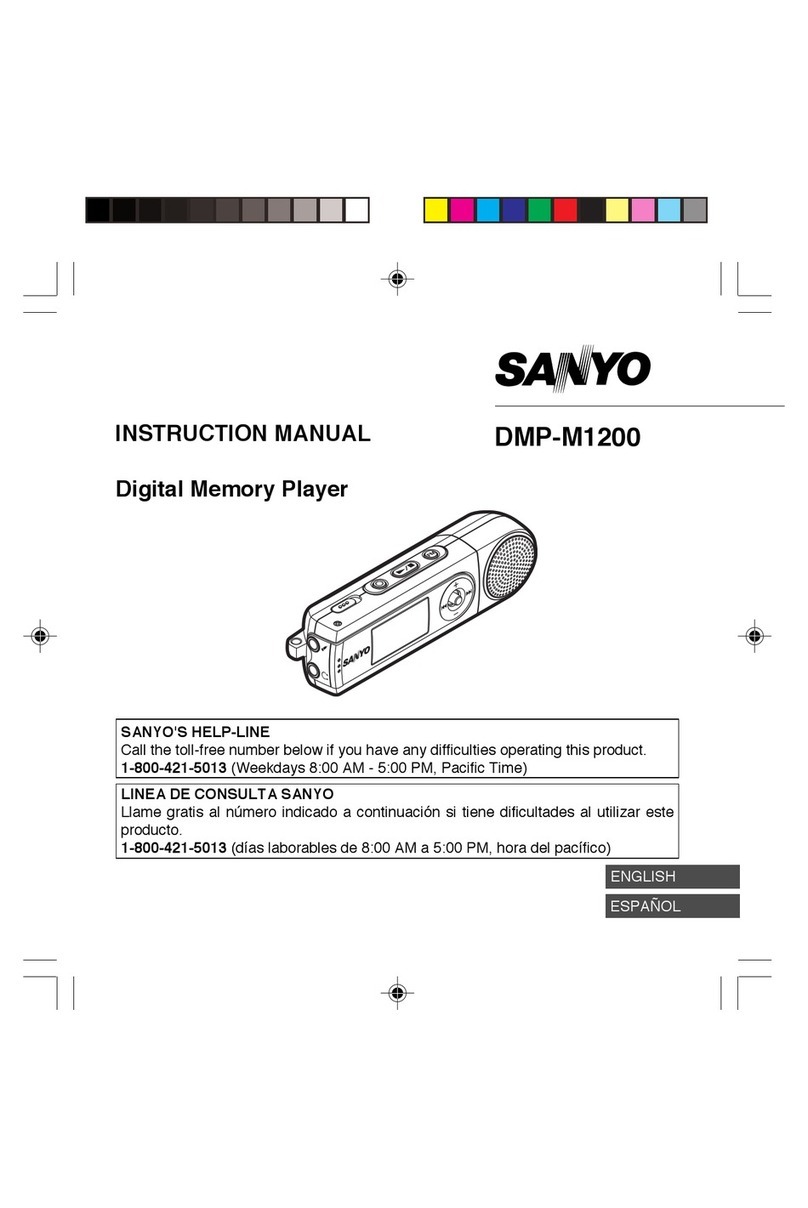 Sanyo DMP-M1200 instruction manual