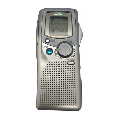 Sanyo ICR-B150 User manual