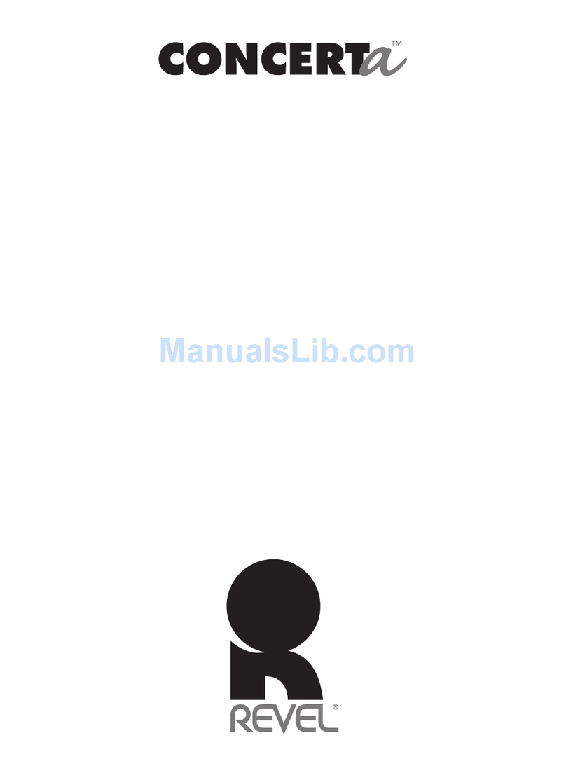 REVELL Concerta B12 owner's manual