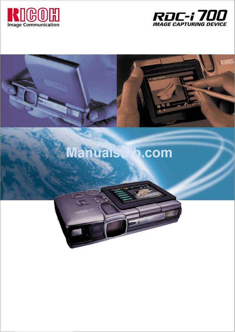 Ricoh RDC-I700 User manual Ricoh RDC-I700 User manual