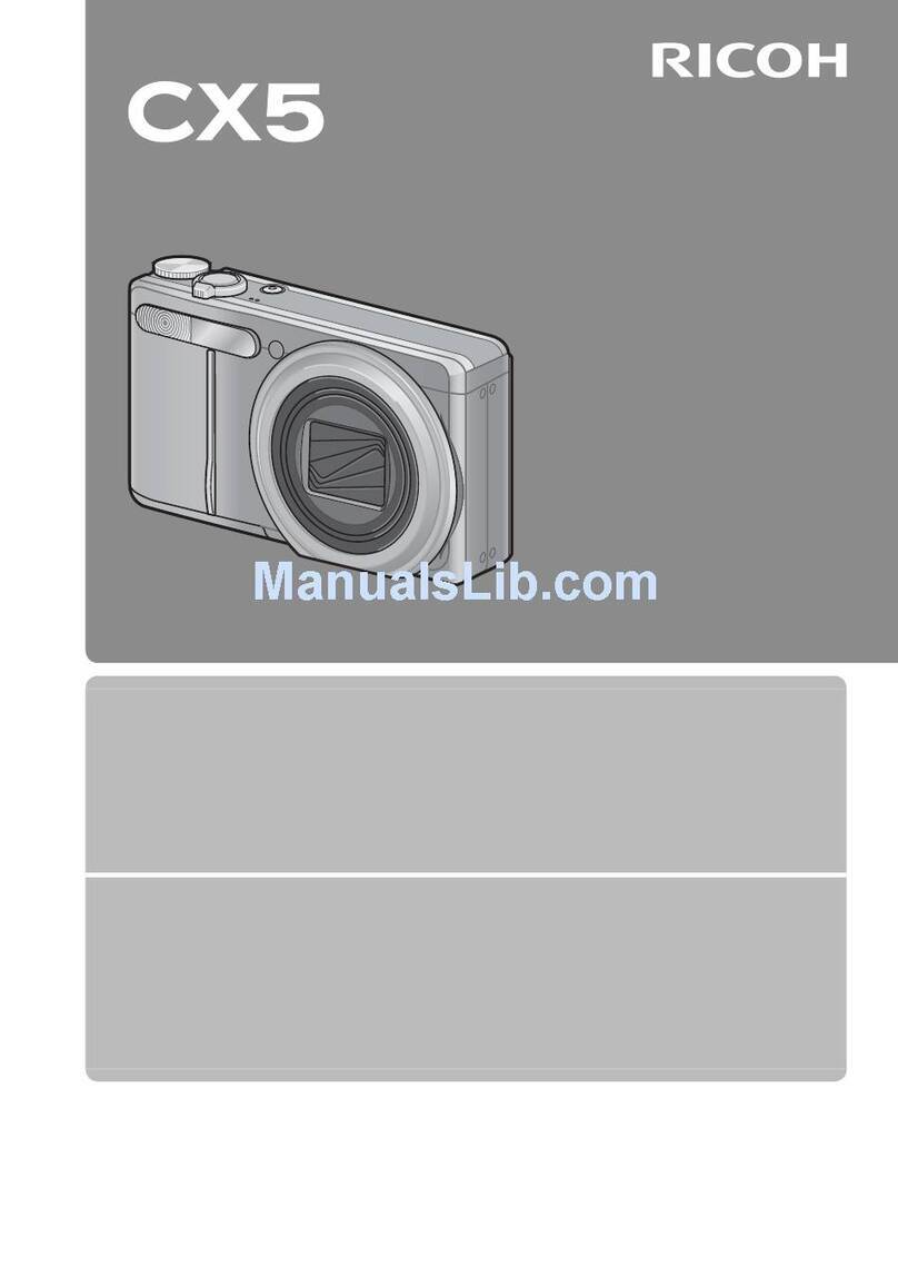 Ricoh CX5 User manual