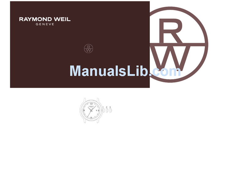 Raymond Weil 1500-ST2-42381 Instructions for use