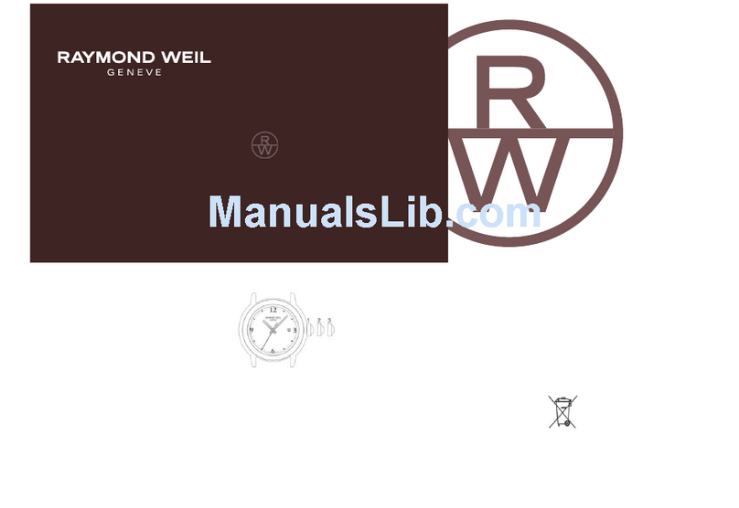 Raymond Weil 1500-ST2-20000 Instructions for use