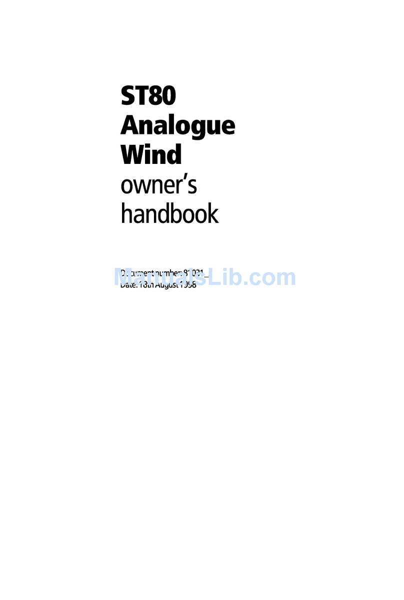 Raymarine Maxiview ST80 Owner's handbook