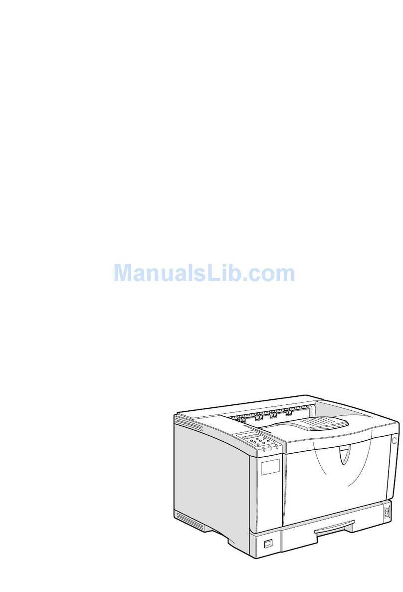 Ricoh AP2610 - Aficio B/W Laser Printer User manual