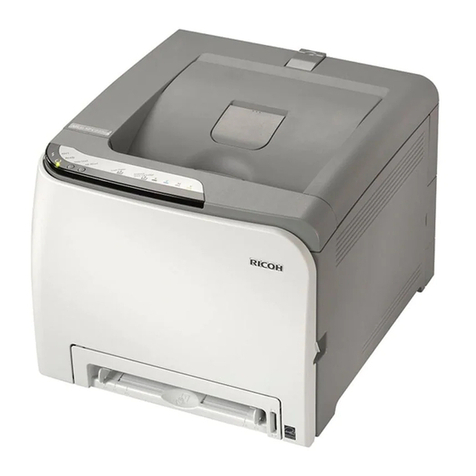 Ricoh Aficio SPC220N Installation instructions