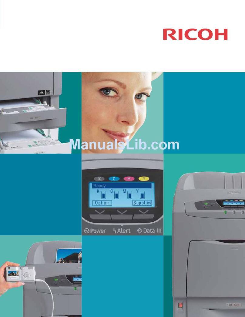 Ricoh Aficio SP C400DN User manual