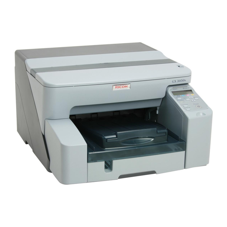 Ricoh Aficio GX3050N User manual