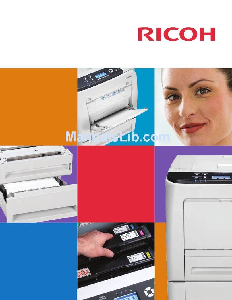 Ricoh Aficio SP C320DN User manual