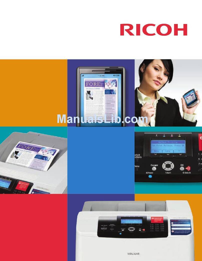 Ricoh Aficio SP C431DN-HS User manual