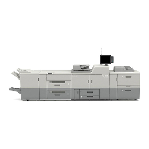 Ricoh CL7200 - Aficio D Color Laser Printer Operating manual