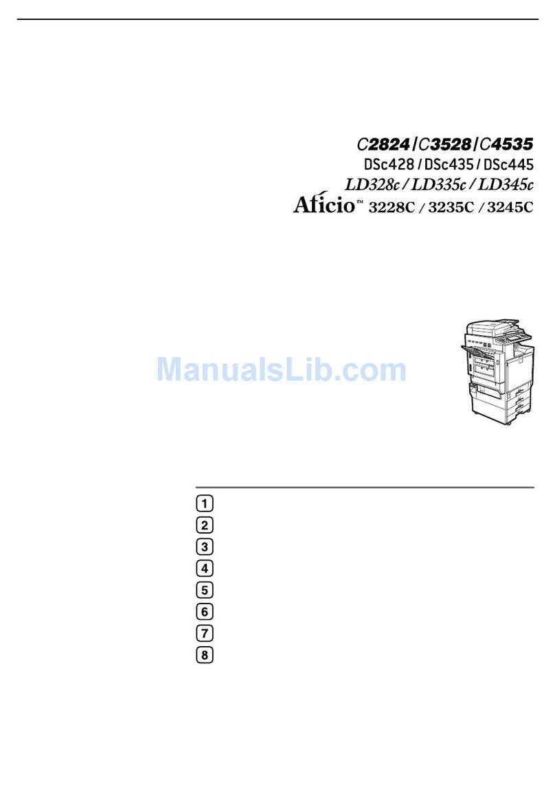 Ricoh Aficio 3228C Service manual