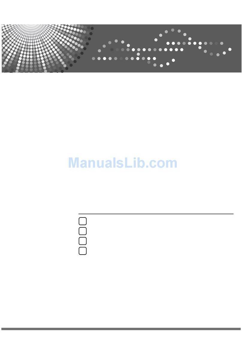 Ricoh Aficio 615C Network guide