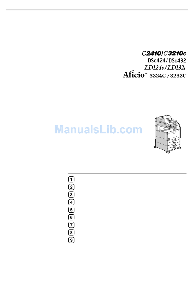 Ricoh Aficio 3224C User manual
